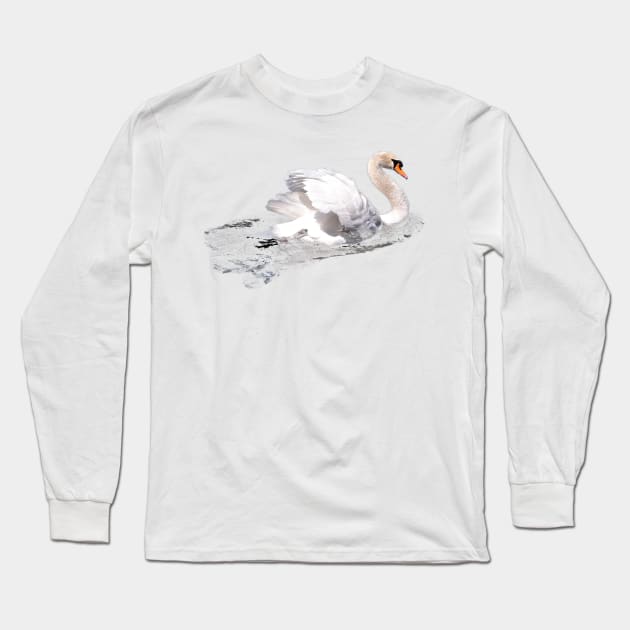 Paddling Along Long Sleeve T-Shirt by mariakeady